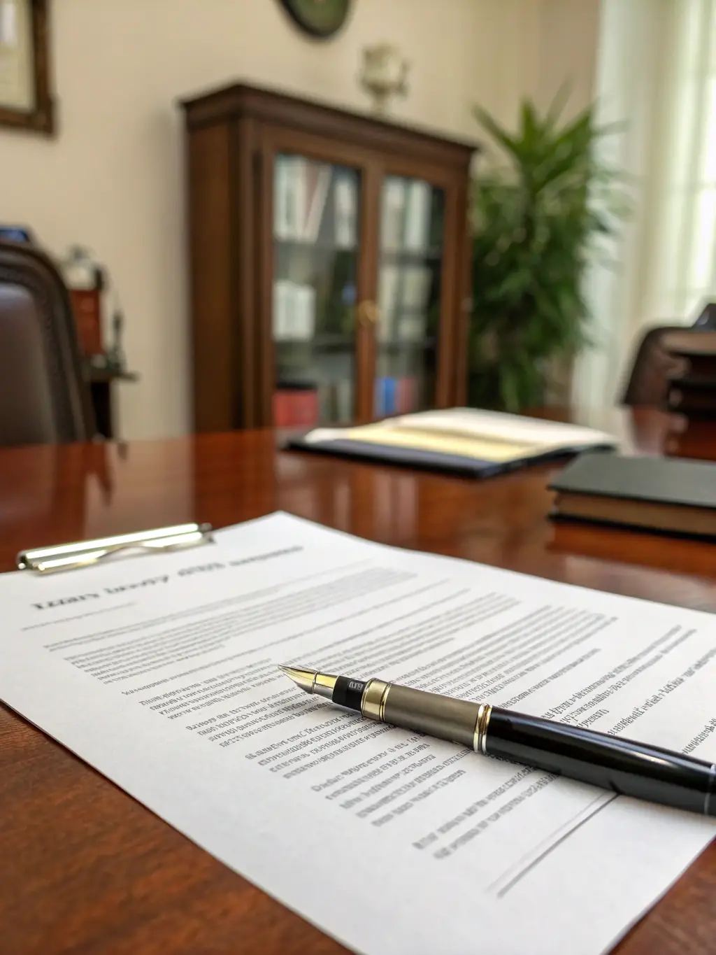 A close-up of a signed CIF/FOB contract, emphasizing the security and clarity of agreements.